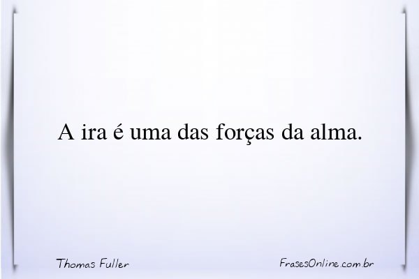 Frase de Thomas Fuller