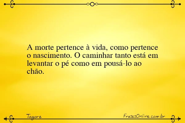 Frase de Tagore
