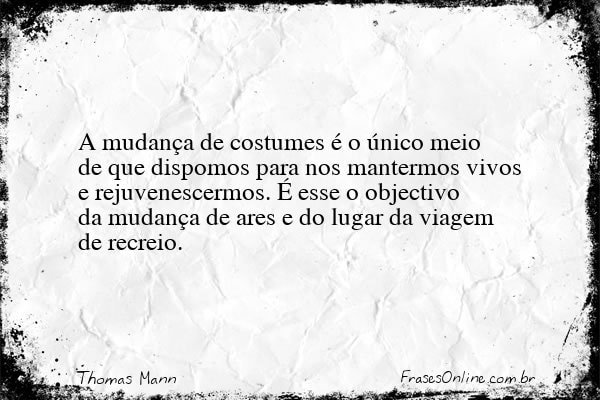 Frase de Thomas Mann