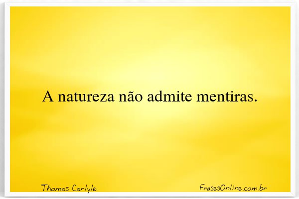 Frase de Thomas Carlyle