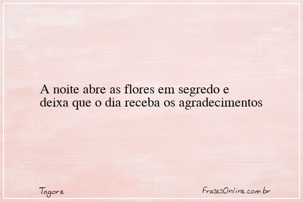 Frase de Tagore