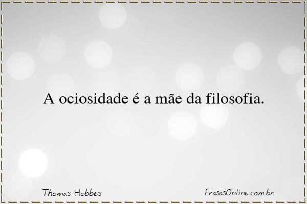 Frase de Thomas Hobbes