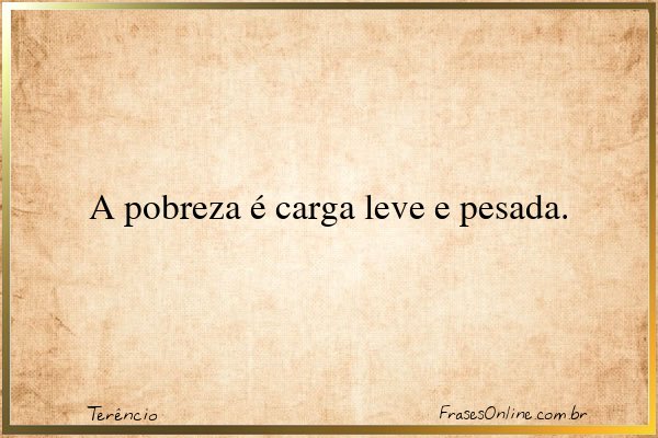 Frase de Terêncio