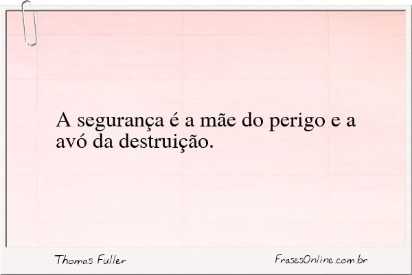 Frase de Thomas Fuller