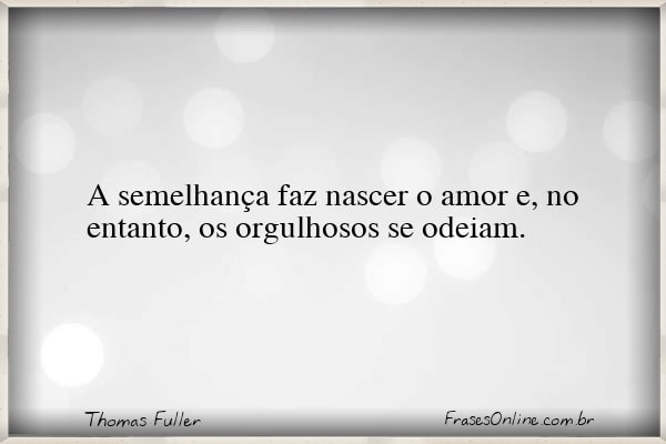Frase de Thomas Fuller