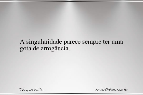 Frase de Thomas Fuller