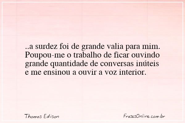 Frase de Thomas Edison