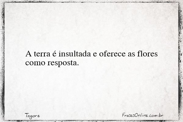 Frase de Tagore