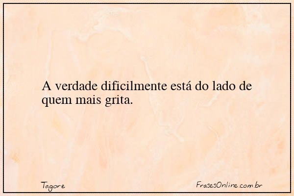 Frase de Tagore