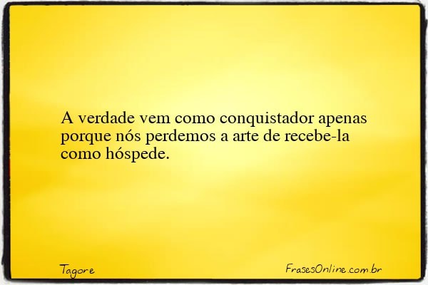 Frase de Tagore