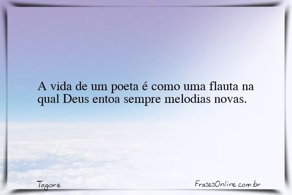 Frase de Tagore