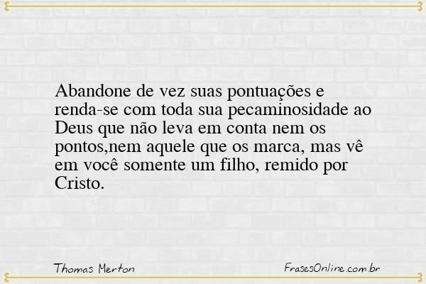 Frase de Thomas Merton