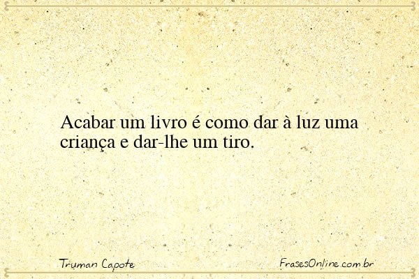 Frase de Truman Capote