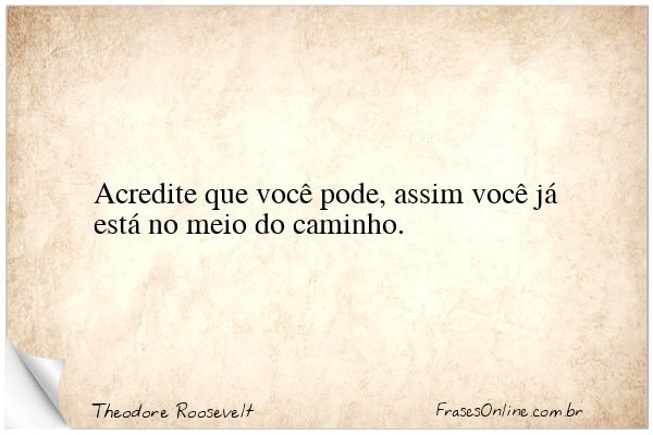 Frase de Theodore Roosevelt