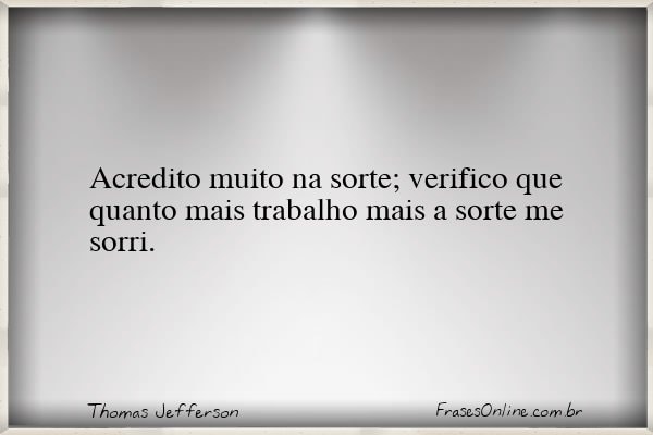 Frase de Thomas Jefferson