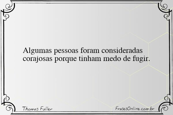 Frase de Thomas Fuller