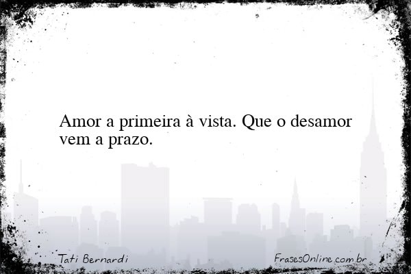 Frase de Tati Bernardi