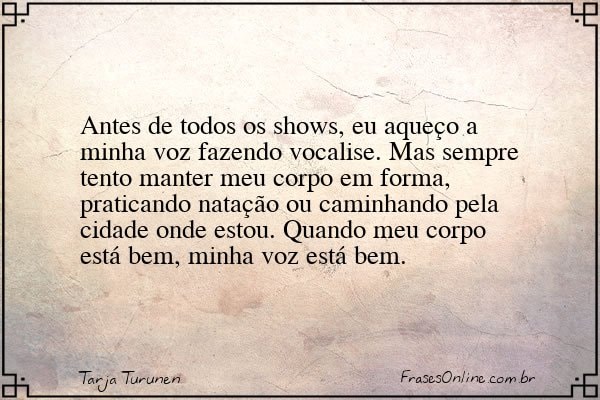 Frase de Tarja Turunen