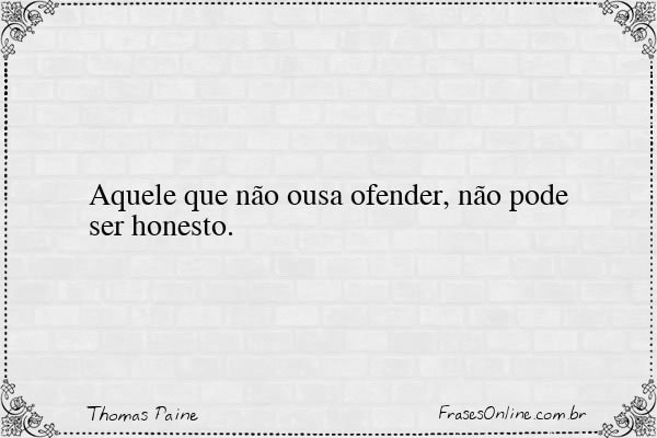 Frase de Thomas Paine