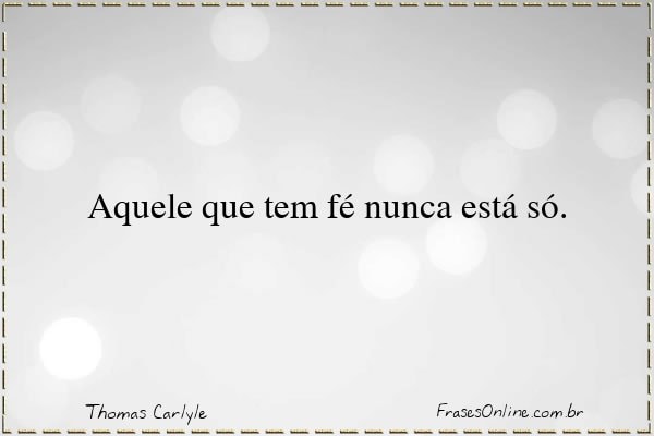 Frase de Thomas Carlyle