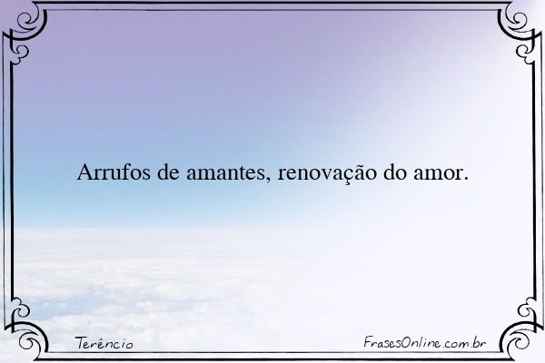 Frase de Terêncio