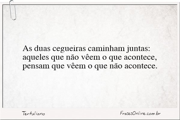 Frase de Tertuliano