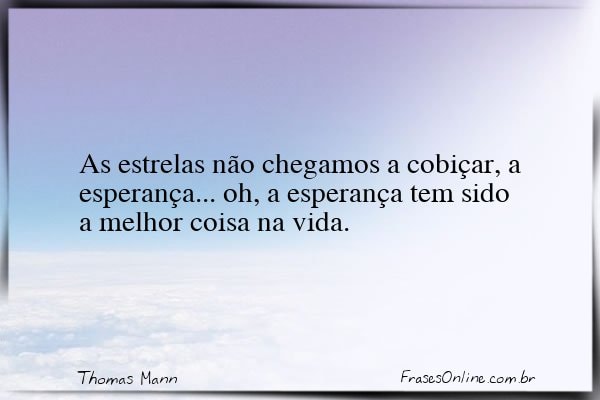 Frase de Thomas Mann