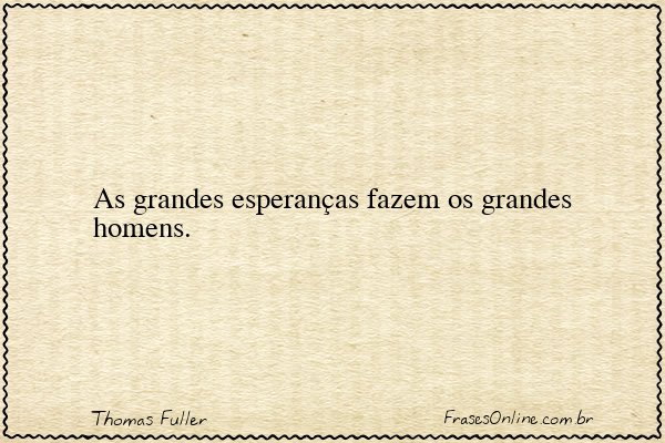 Frase de Thomas Fuller