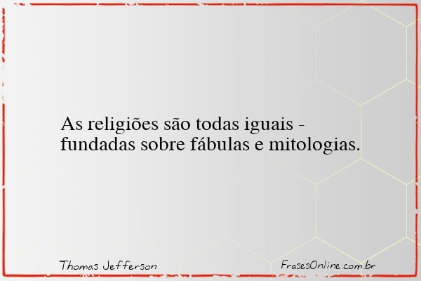 Frase de Thomas Jefferson