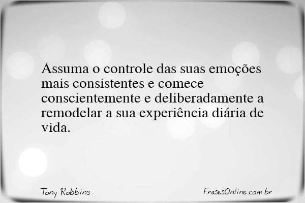 Frase de Tony Robbins