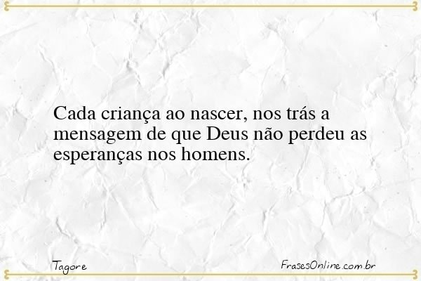 Frase de Tagore
