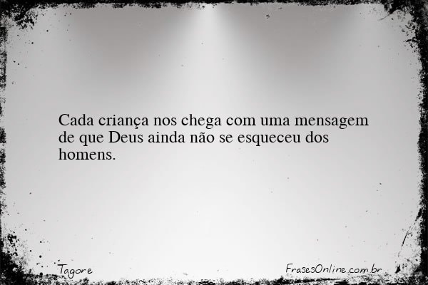 Frase de Tagore