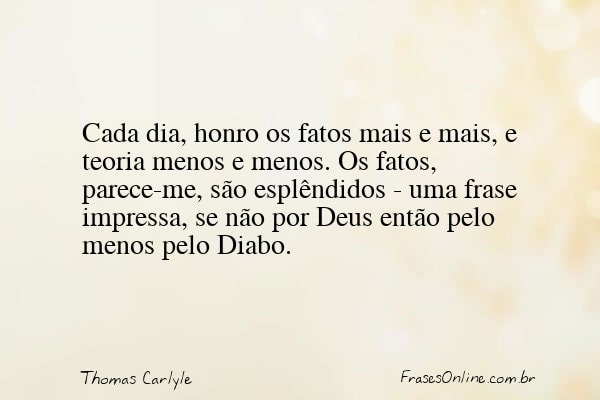 Frase de Thomas Carlyle