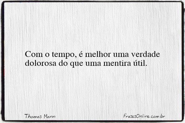 Frase de Thomas Mann