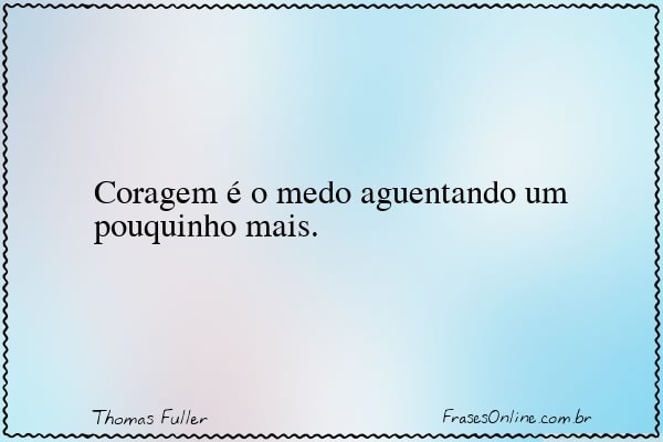 Frase de Thomas Fuller
