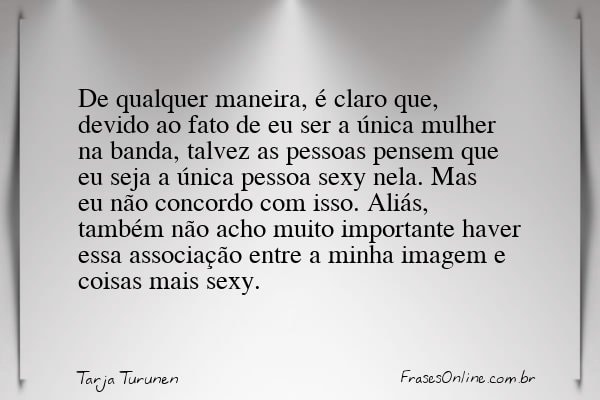 Frase de Tarja Turunen