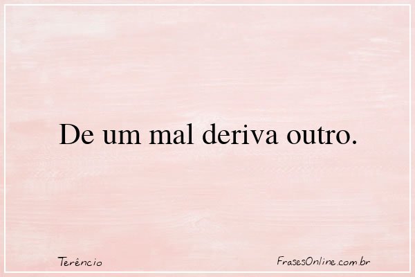 Frase de Terêncio
