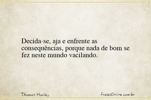 Frase de Thomas Huxley
