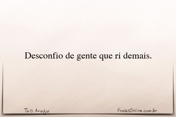 Frase de Taís Araújo
