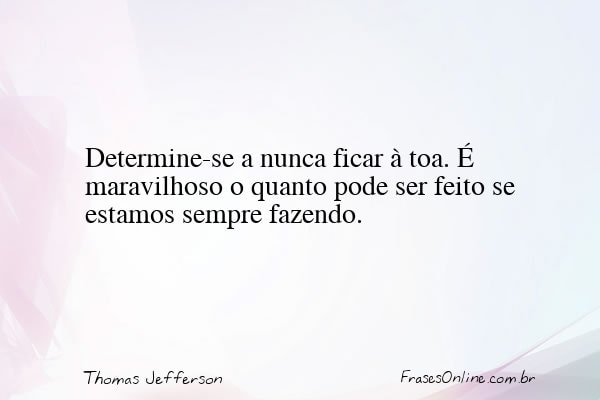 Frase de Thomas Jefferson