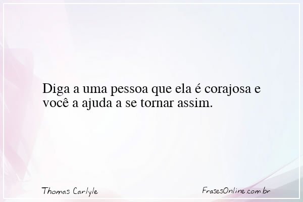 Frase de Thomas Carlyle