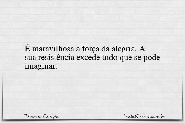 Frase de Thomas Carlyle
