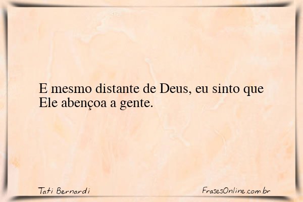 Frase de Tati Bernardi