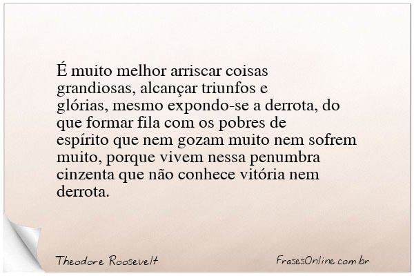 Frase de Theodore Roosevelt