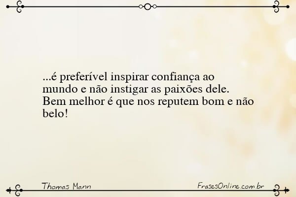 Frase de Thomas Mann