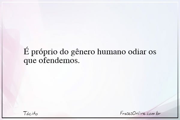 Frase de Tácito