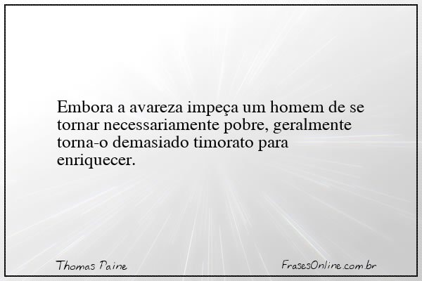 Frase de Thomas Paine