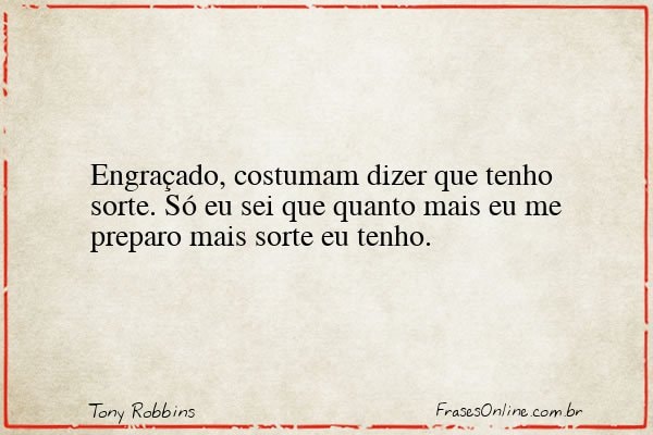 Frase de Tony Robbins