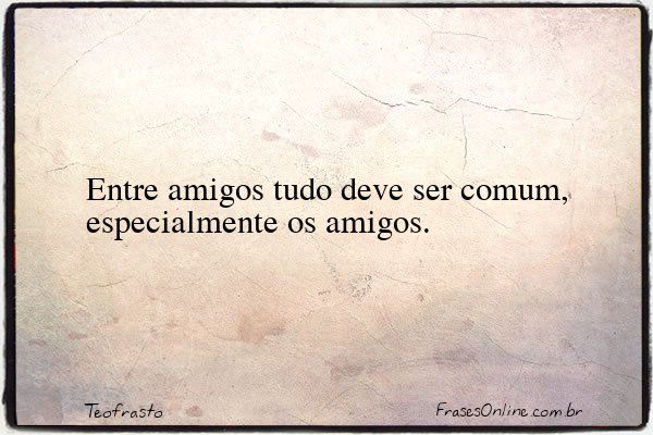 Frase de Teofrasto