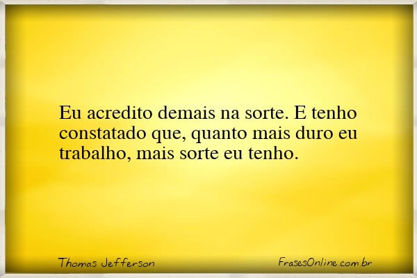 Frase de Thomas Jefferson